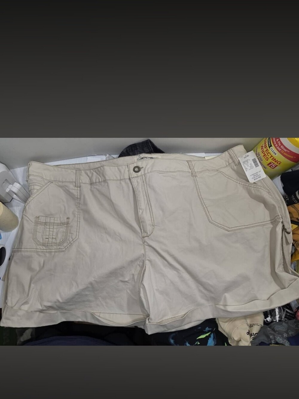 Fashion Bug Beige Cargo Shorts for Women